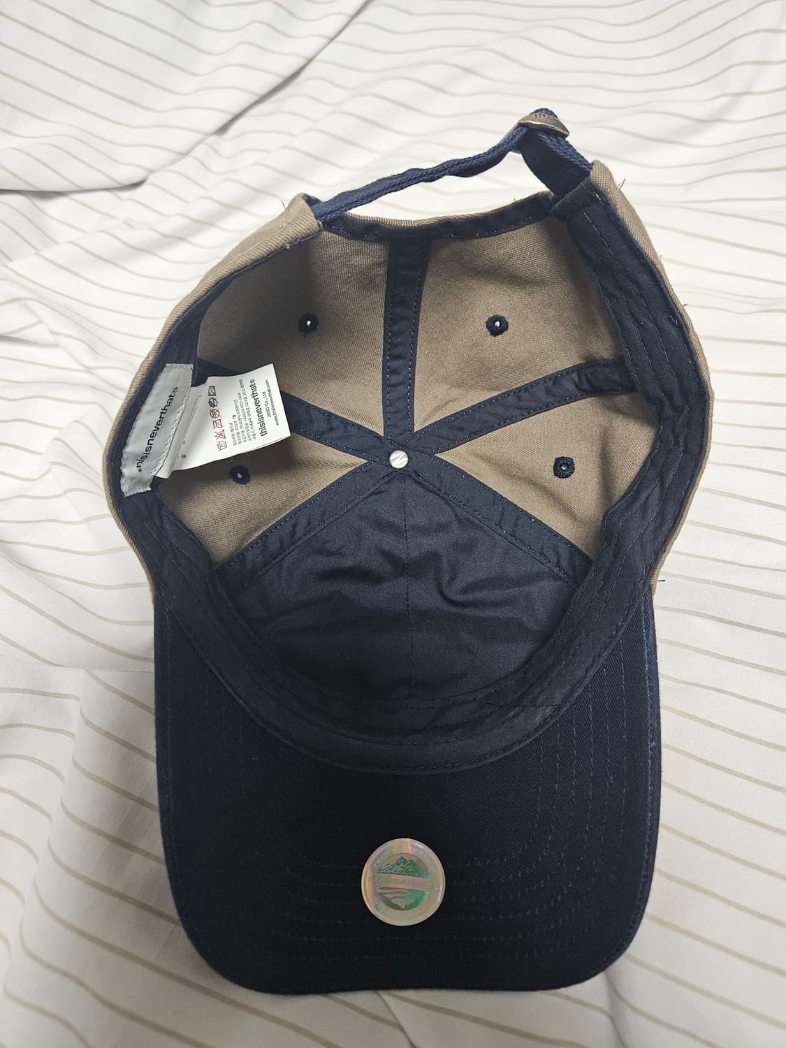 디네댓 투톤 볼캡 OS 상품이미지4