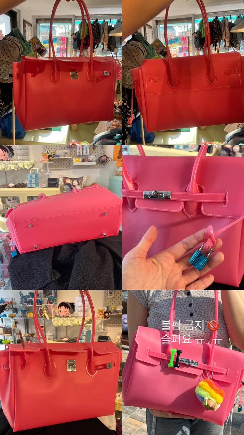 핫핑크 젤리버킨 💕 상품이미지4