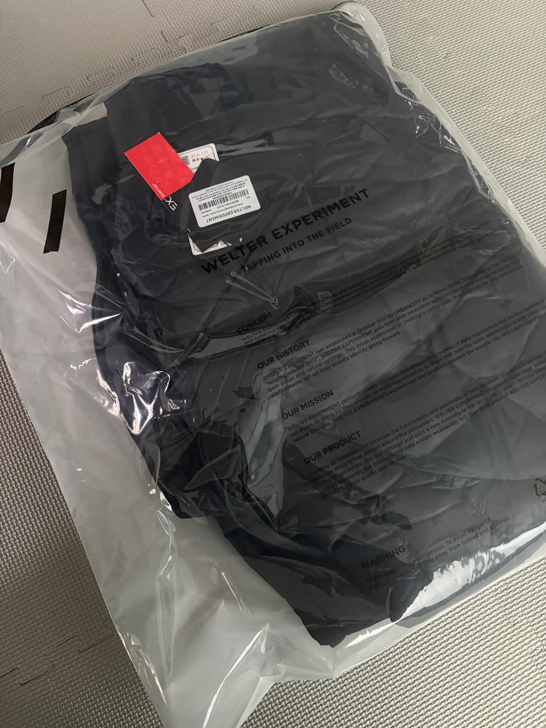 웰터 익스페리먼트 다운 자켓 L (새상품) 상품이미지10