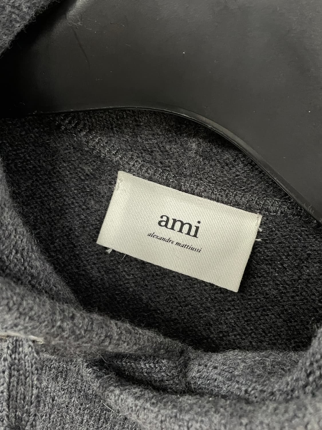 아미 빅 하트 로고 울 후디 상품이미지5