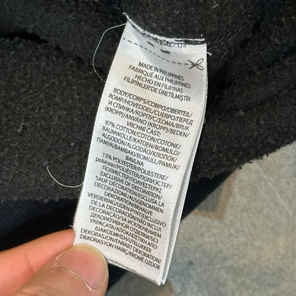 S 폴로랄프로렌 빅로고 블랙 기모 맨투맨 상품이미지7