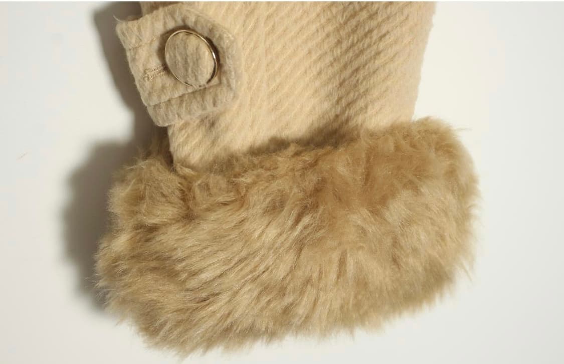 SORRIDERE 갸루 라떼갸루 퍼자켓 퍼코트 퍼후드 로맨틱 모리걸 상품이미지6