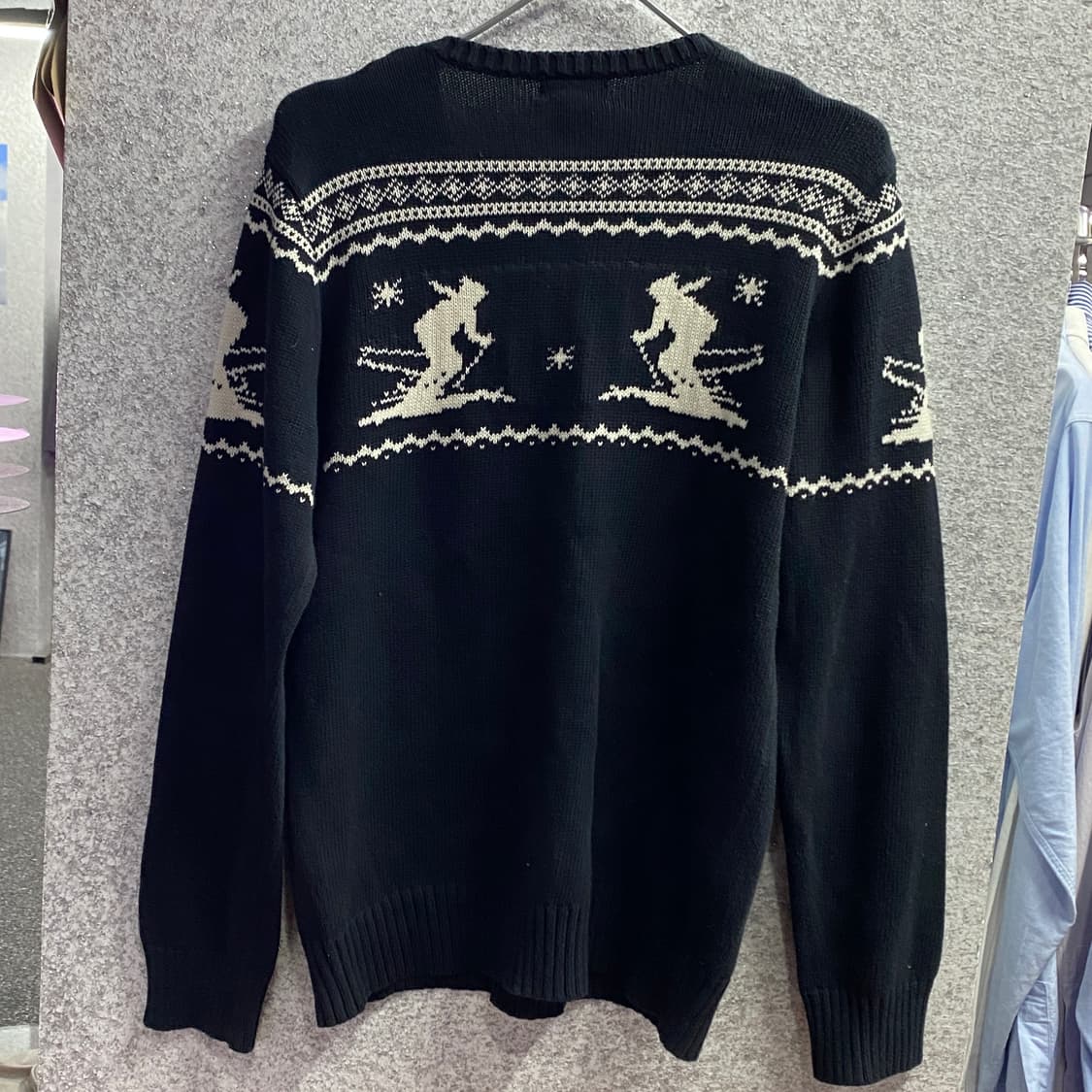 폴로 랄프로렌 아가일 브이넥 니트 B3425 상품이미지4