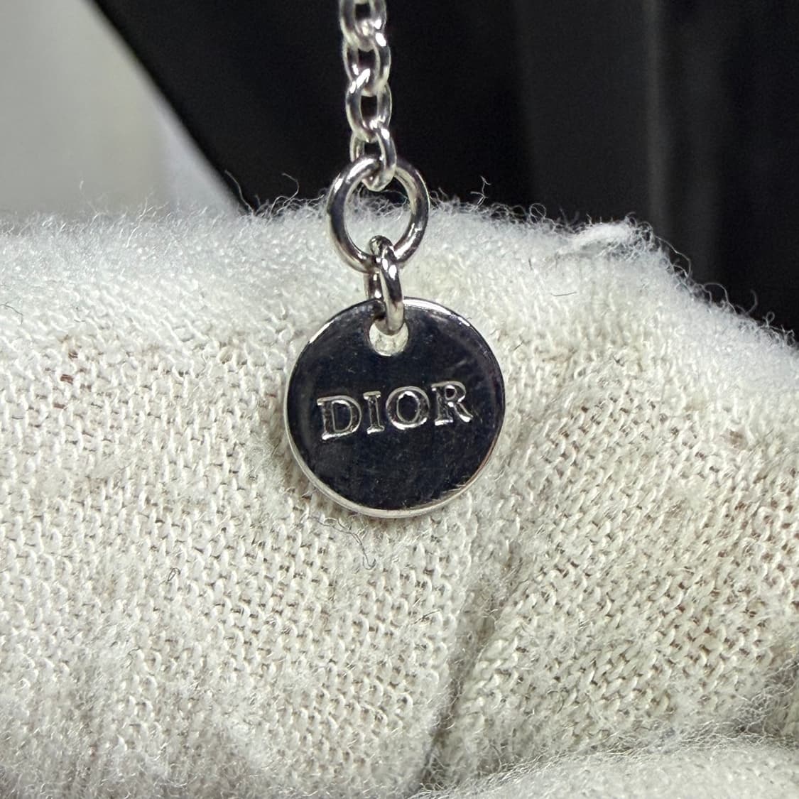 [풀구성,단종모델] 디올 클레어 디 룬 네클리스 실버 목걸이 상품이미지6