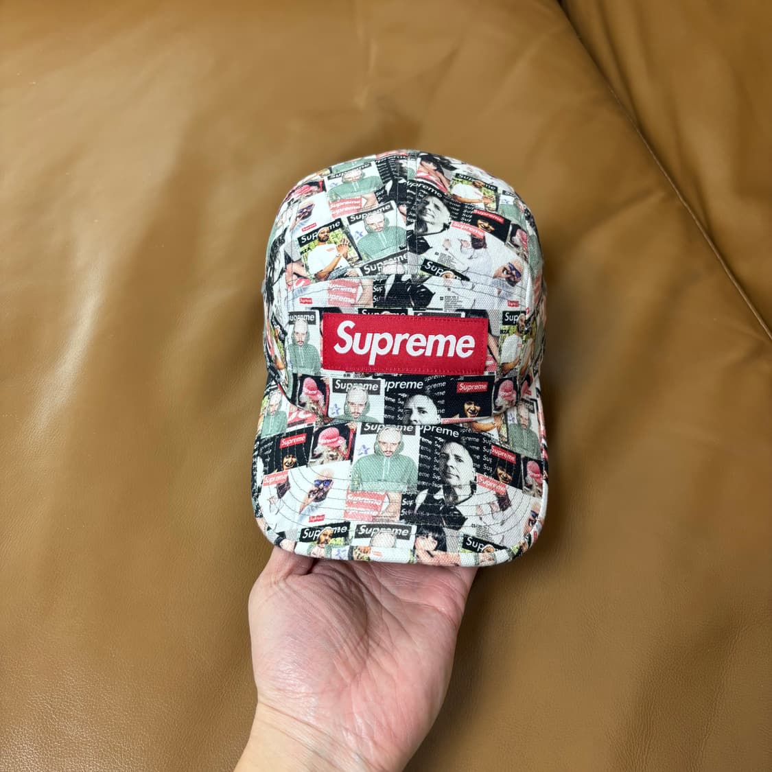 슈프림 캠프캡 모자 박스로고 포토 매거진 상품이미지2