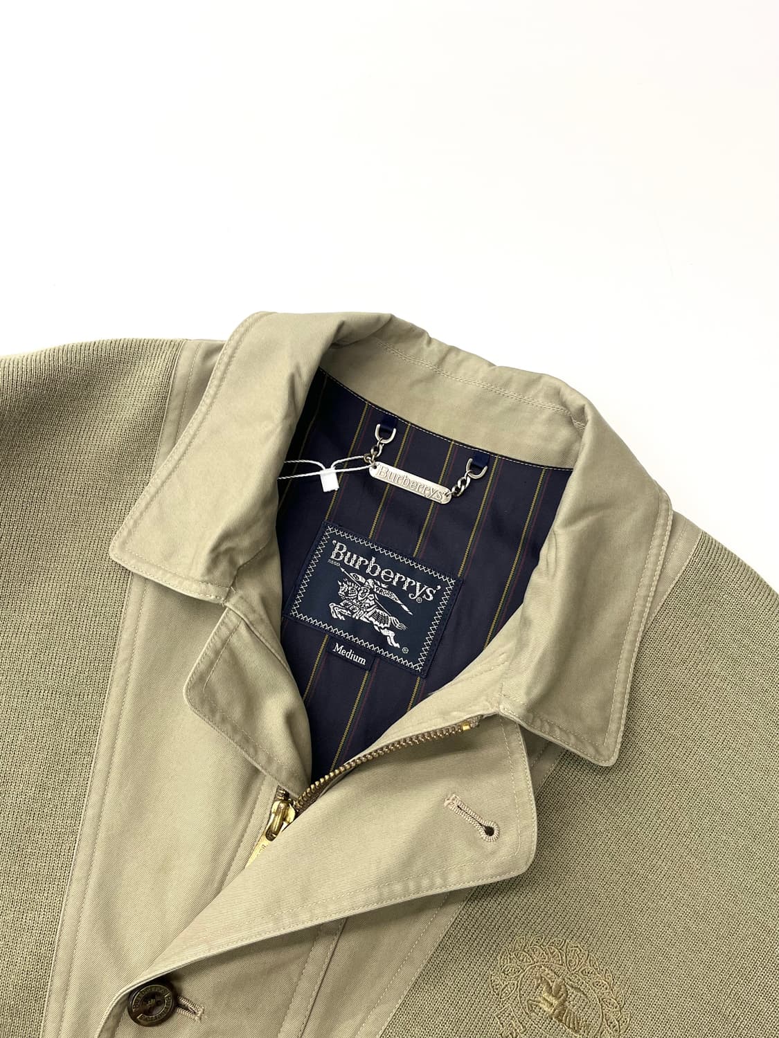 Burberry 버버리 카키 봄버 자켓 상품이미지4