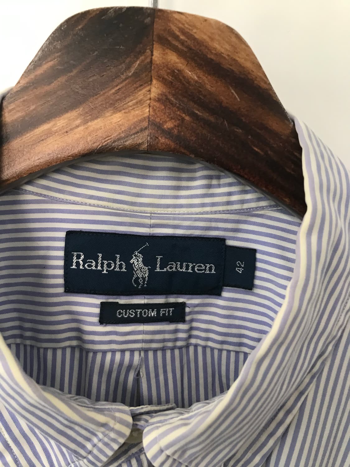 폴로 랄프로렌 자수로고 스트라이프 반팔 하프 셔츠 상품이미지6