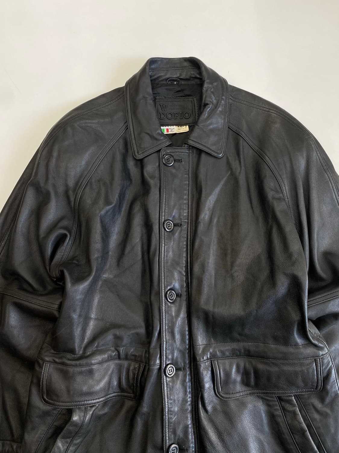 [L] 90s Vintage 양가죽 코트 상품이미지3