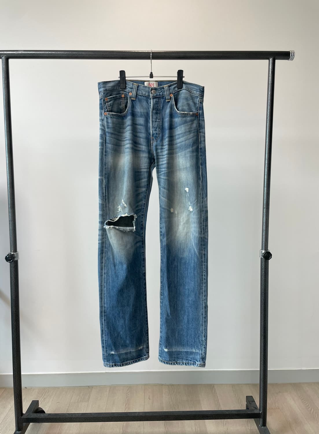 (32) Levis501 리바이스501 워싱 데님팬츠 상품이미지1