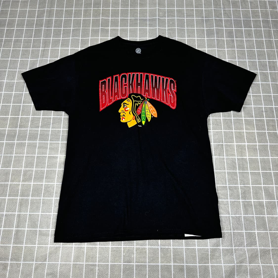 NFL 시카고 블랙호크스 프린팅 반팔티 L 상품이미지2