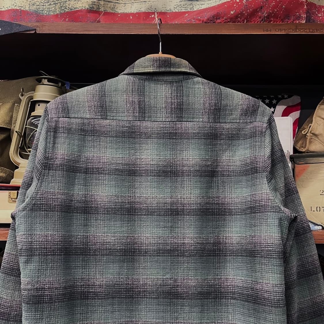 팀버랜드 체크 플란넬 워크 셔츠 누빔 안감 라이닝 N423 상품이미지4