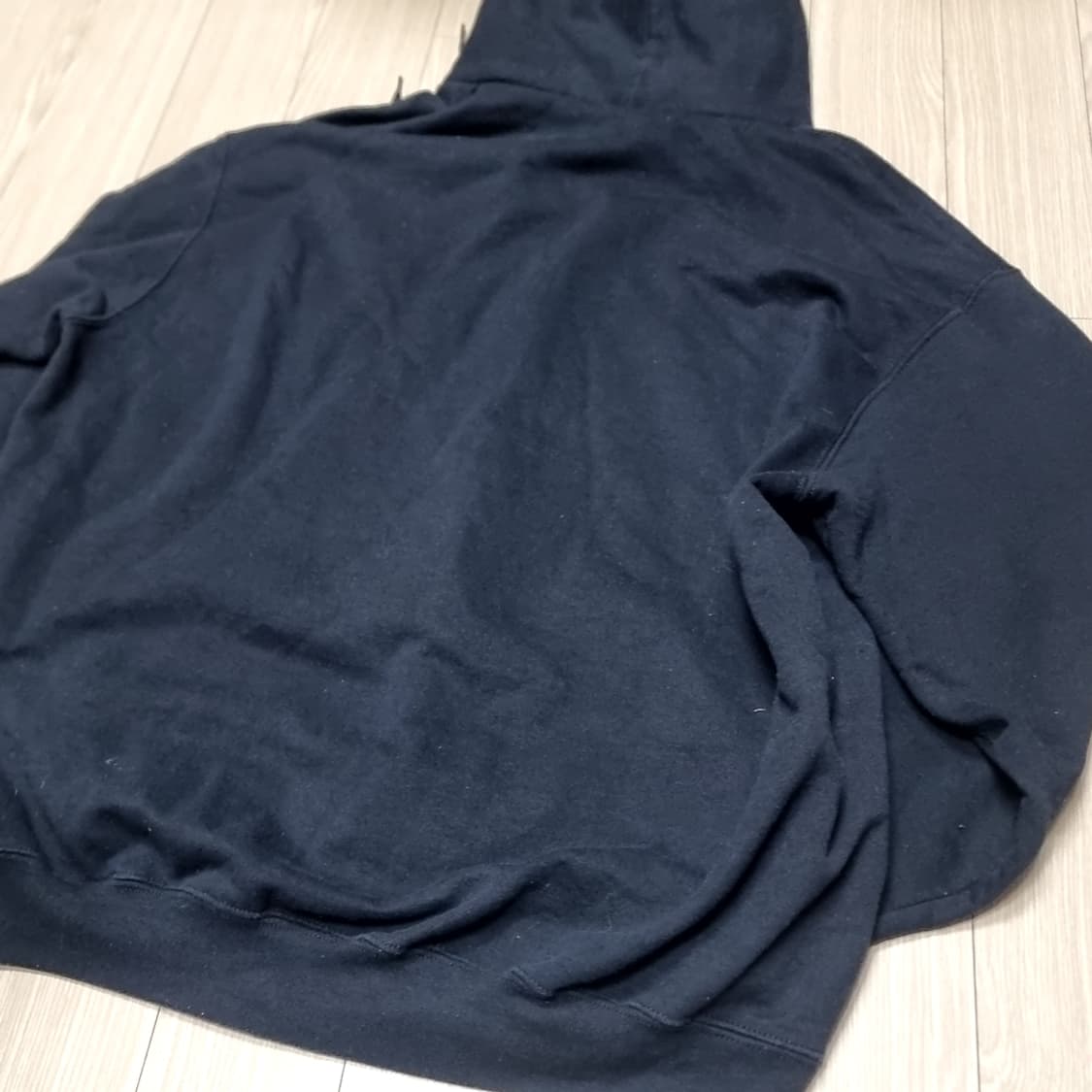 챔피온 블랙 기모 후드집업(라지) 상품이미지4