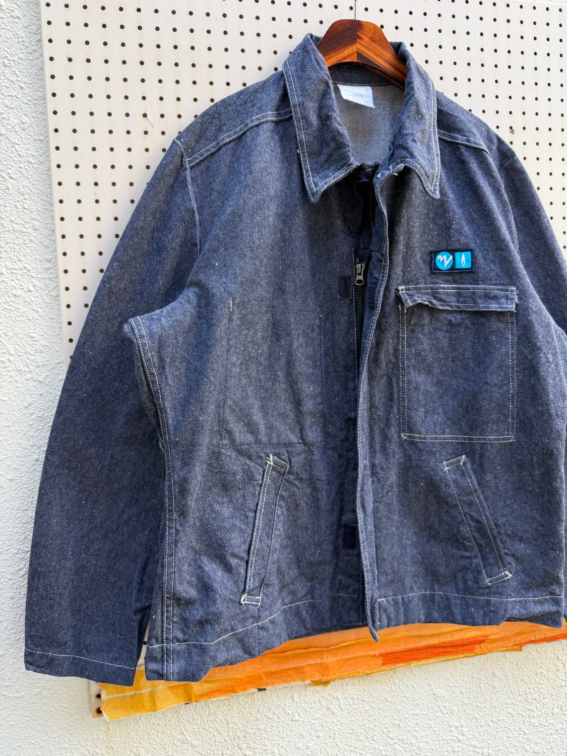 80s FRENCH MILITARY DENIM 프랑스 밀리터리 워크자켓 상품이미지5