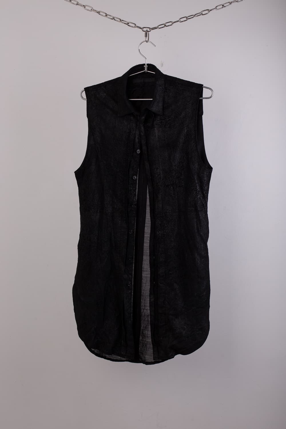 JULIUS COATED LAMB SKIN LONG SHIRTS VEST 상품이미지5