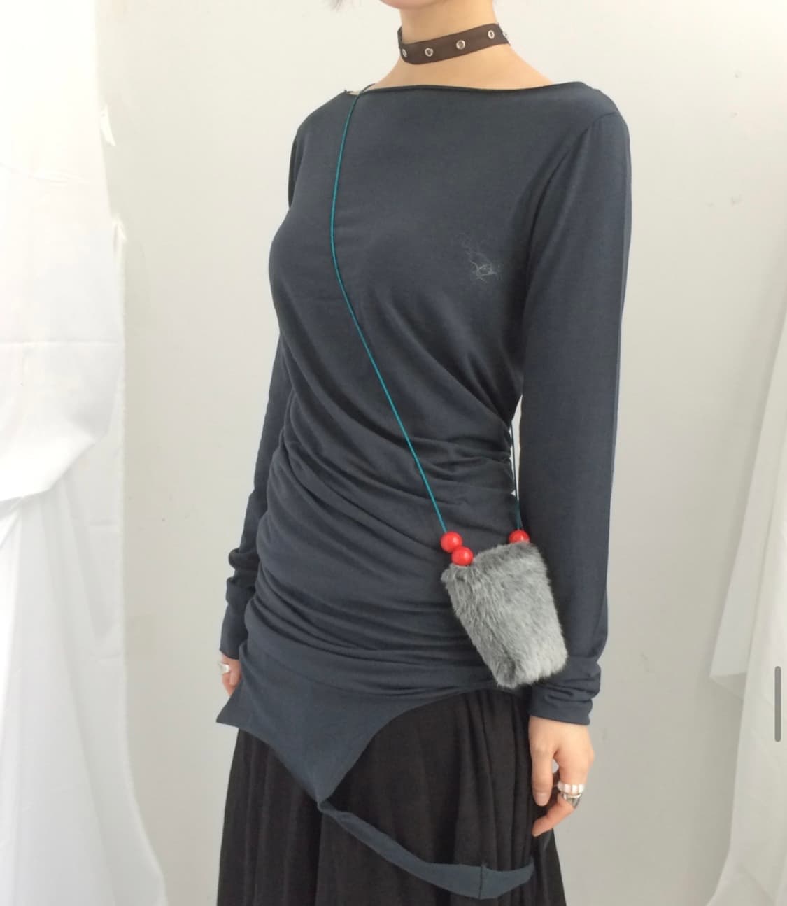 루즈핏 라운드 슬리브티 상품이미지2