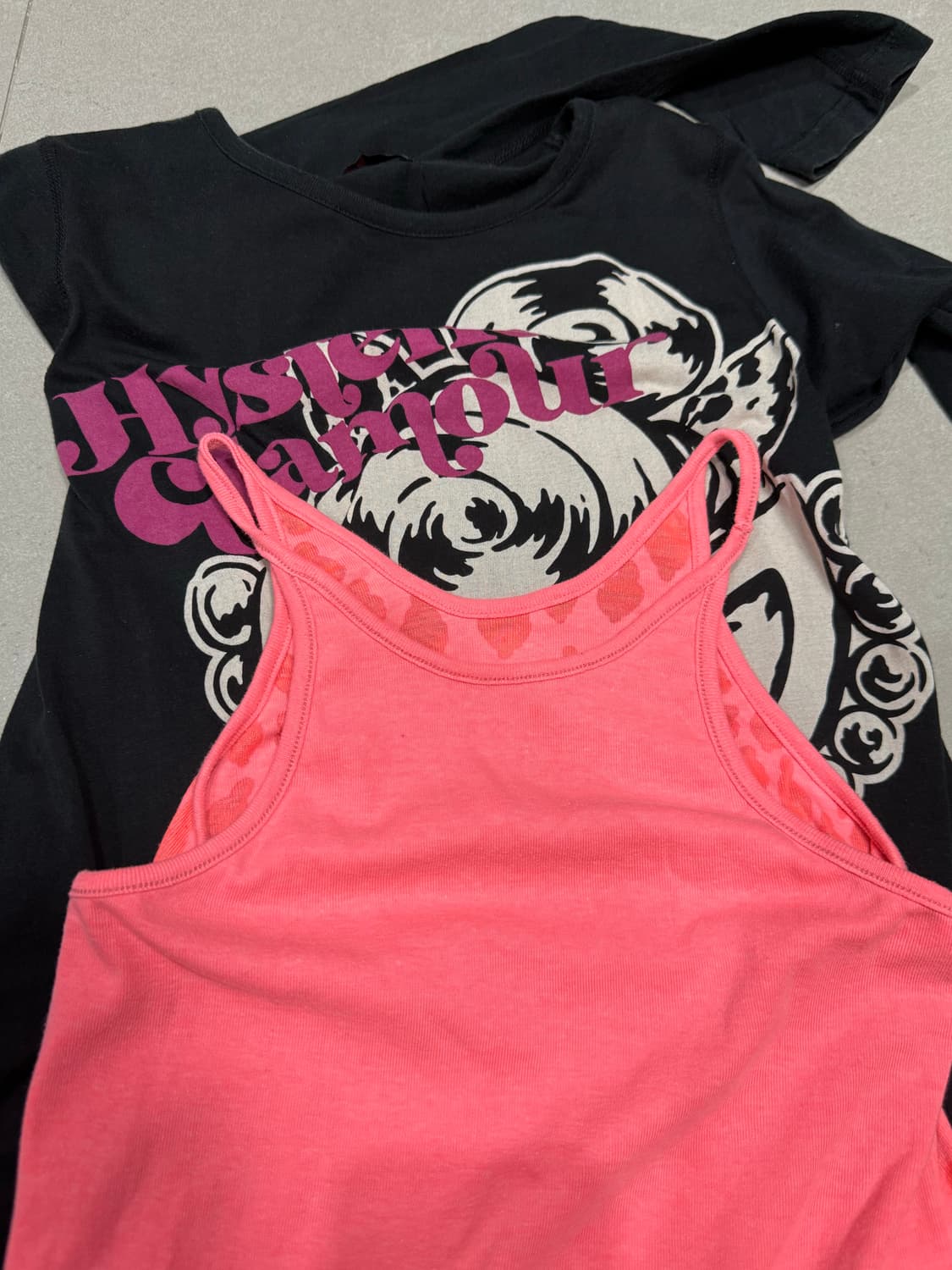 히스테릭 글래머 아카이브 민소매 결합 레이어드 롱슬리브 티셔츠 상품이미지2