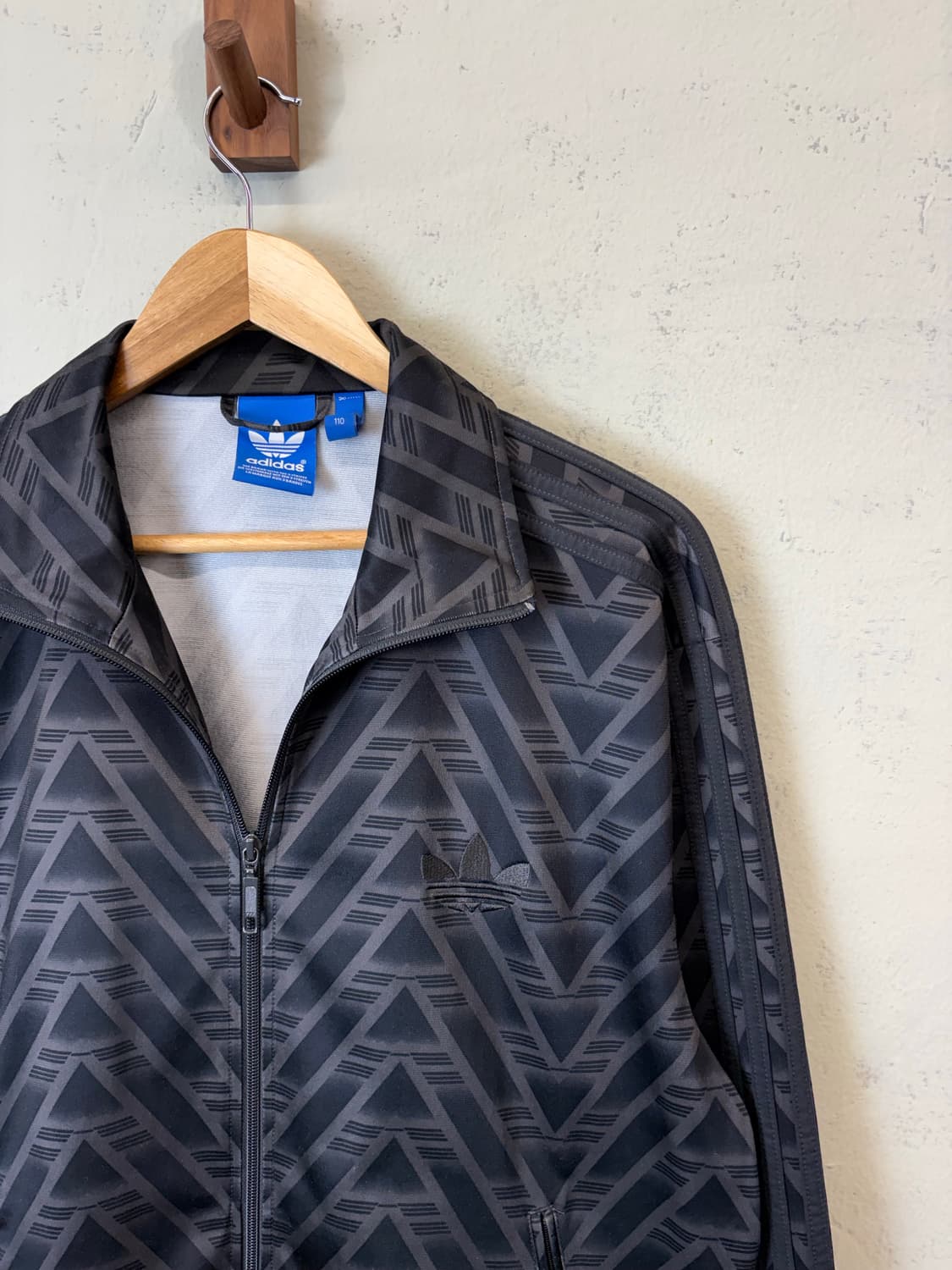 아디다스 빈티지 파이어버드 패턴 트랙탑 져지 상품이미지2