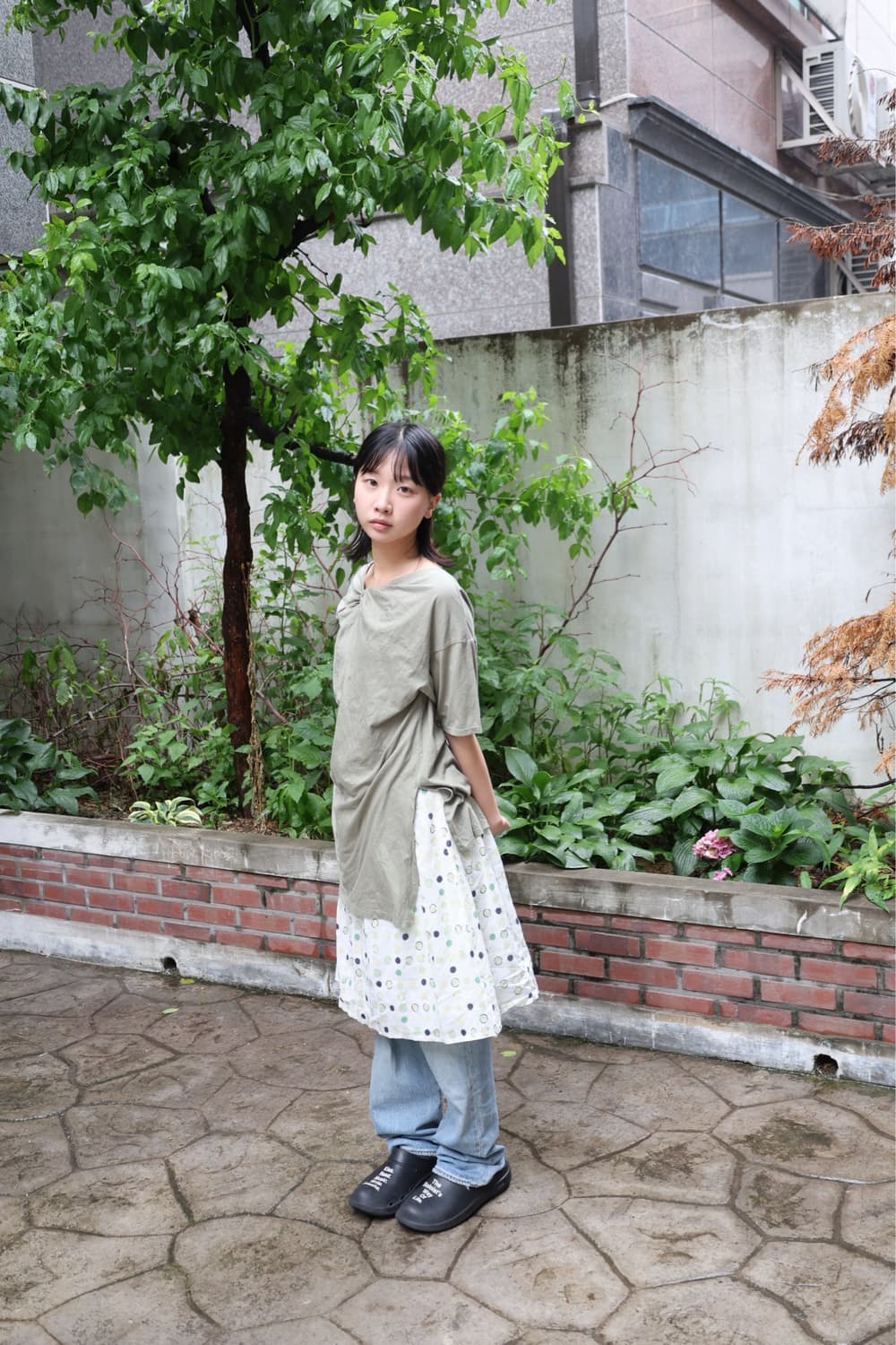 moss twisted top (khaki) 상품이미지3