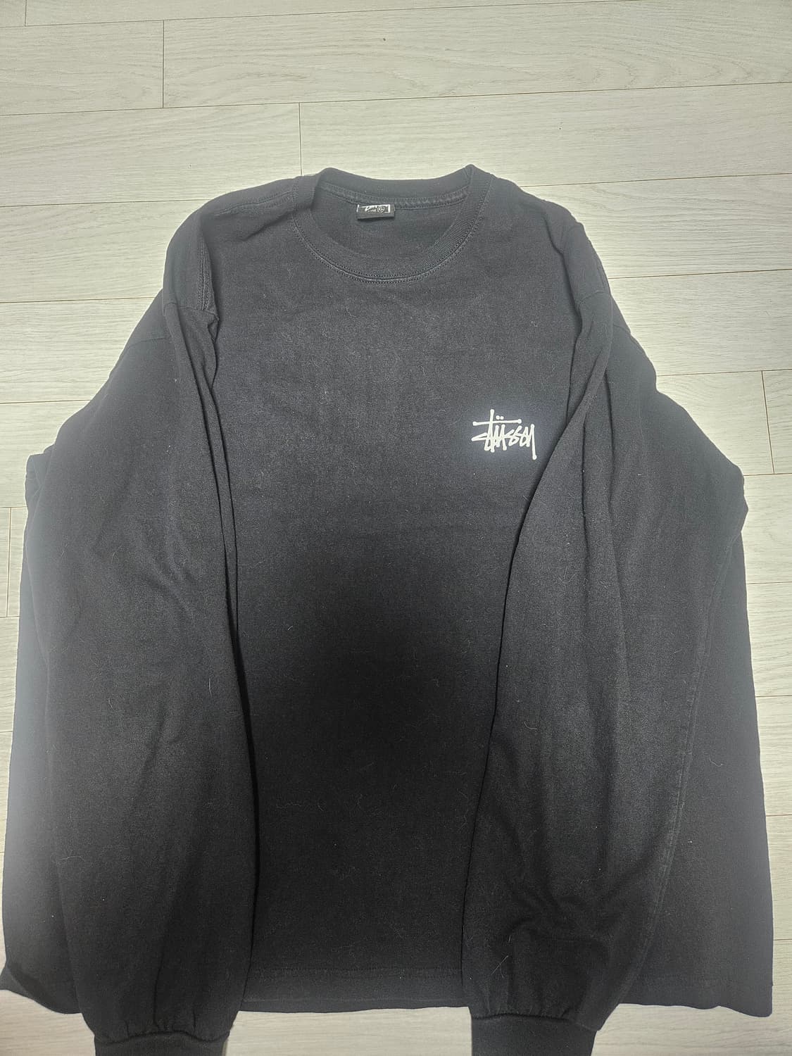 스투시 블랙 롱슬리브 XL 상품이미지3