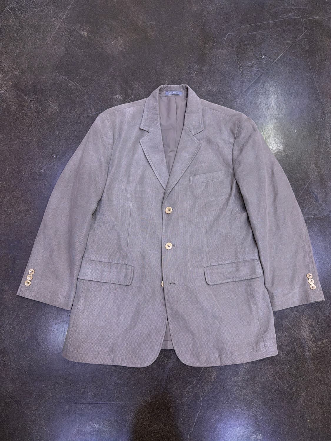 라코스테 코듀로이 캐쥬얼 싱글 3버튼 자켓 블레이저 95 상품이미지1