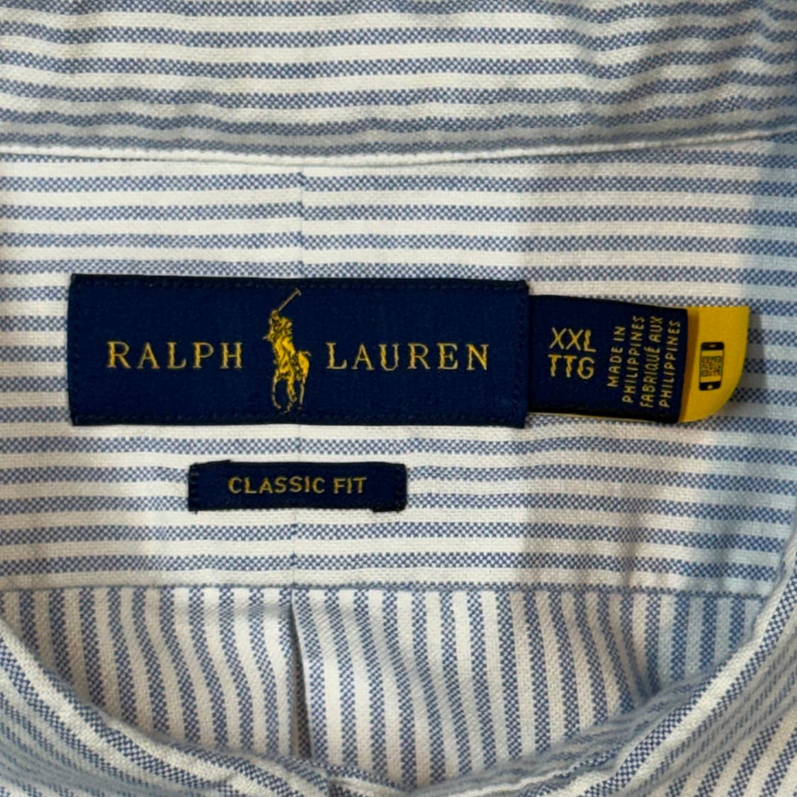 XXL) 폴로 랄프로렌 클래식핏 옥스포드 셔츠 큐알탭 신형 상품이미지6