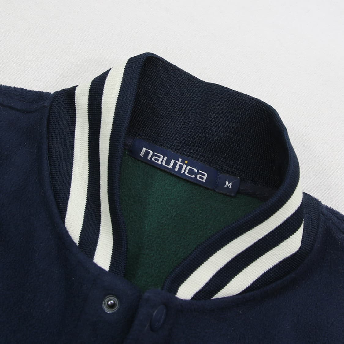 (착용컷) nautica 플리스 스타디움 자켓 (남성용 100) 상품이미지5