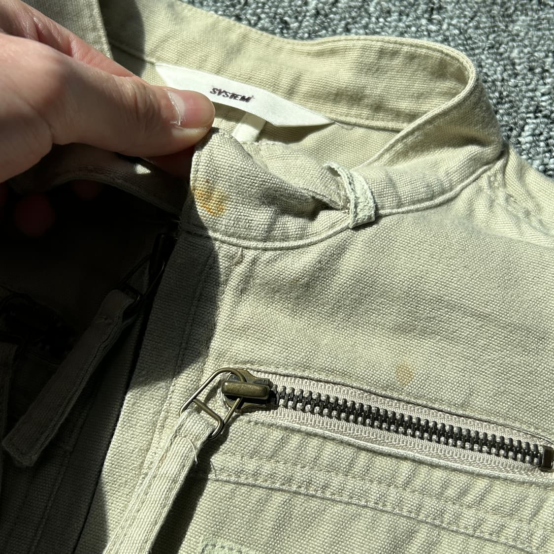 시스템 아이보리 자켓 상품이미지8