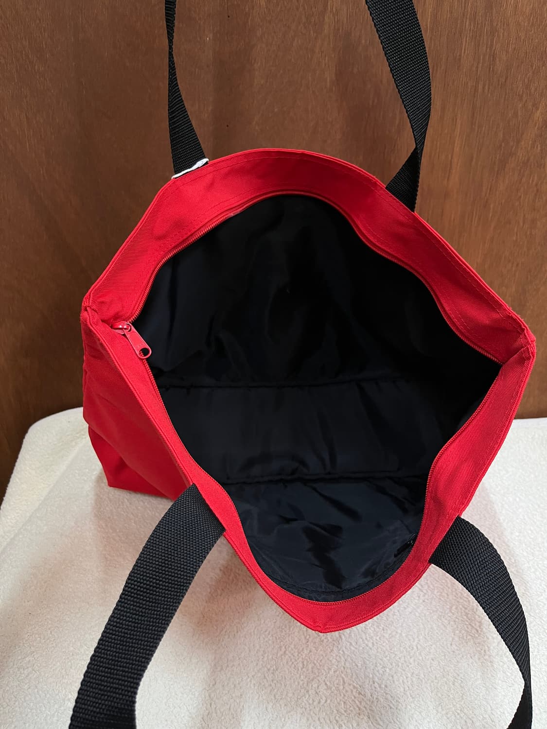 꾸레쥬 로고 쇼퍼백 레드 상품이미지6