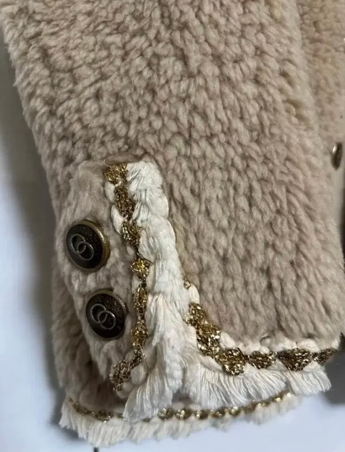 수입웰메이드 테디 베어 무스탕뽀글이자켓 상품이미지4