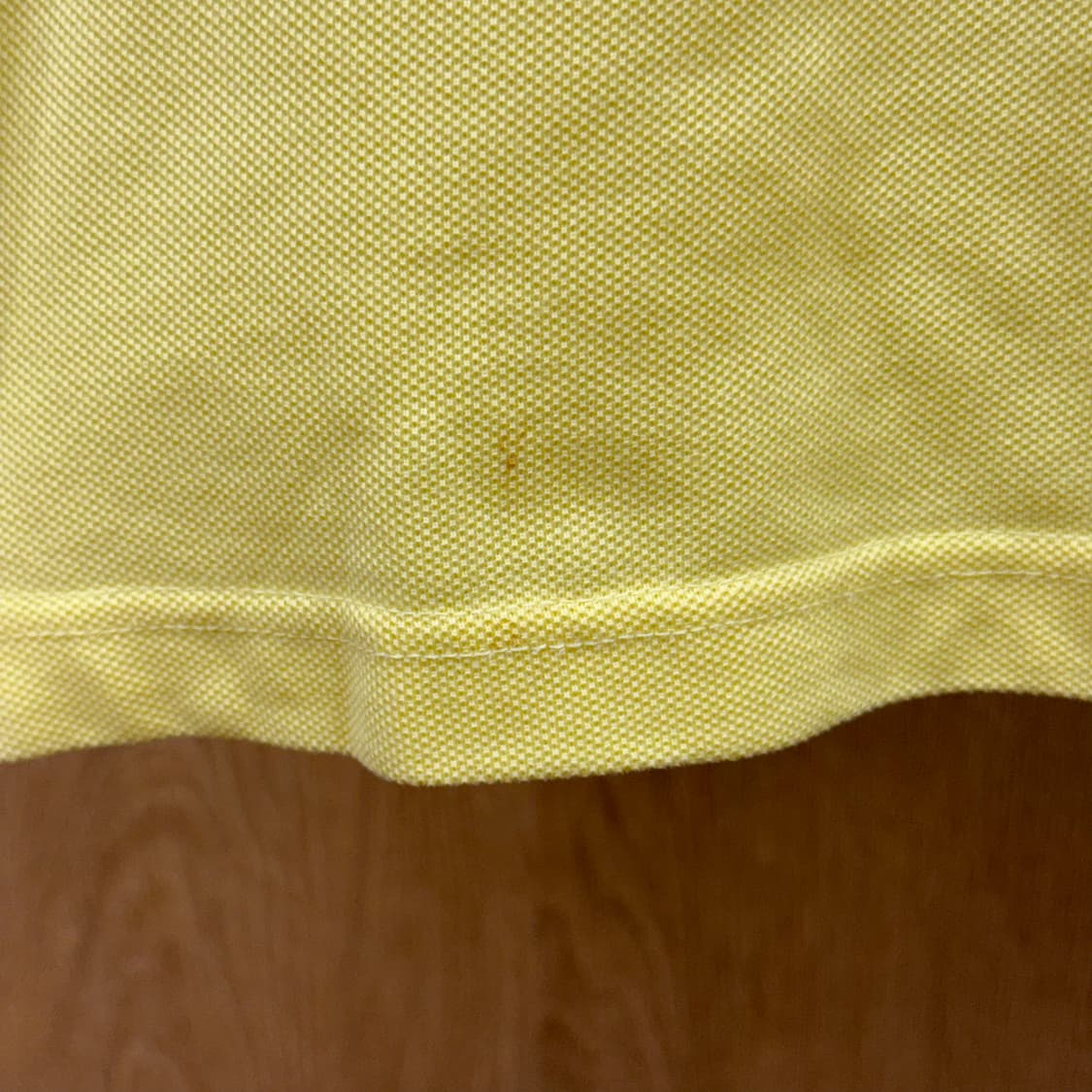 버버리 버버리스 반팔 PK 티셔츠 노바 체크 디테일 슬림핏 옐로우 상품이미지9