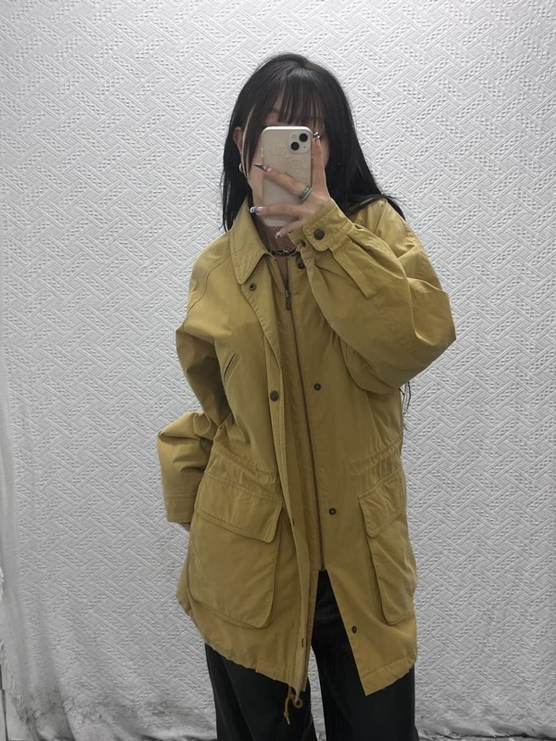 버버리 캐주얼 빈티지 스윙톱 롱 야상 자켓 M C07687 상품이미지1