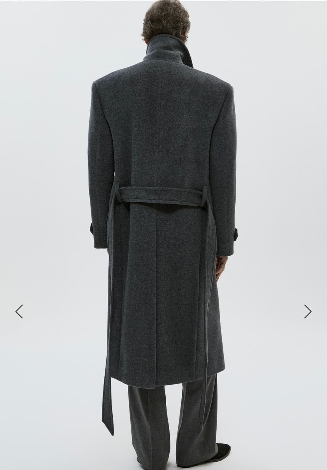 세비지 / 캐시미어 더블 브레스티드 벨티드 코트 / M 상품이미지8
