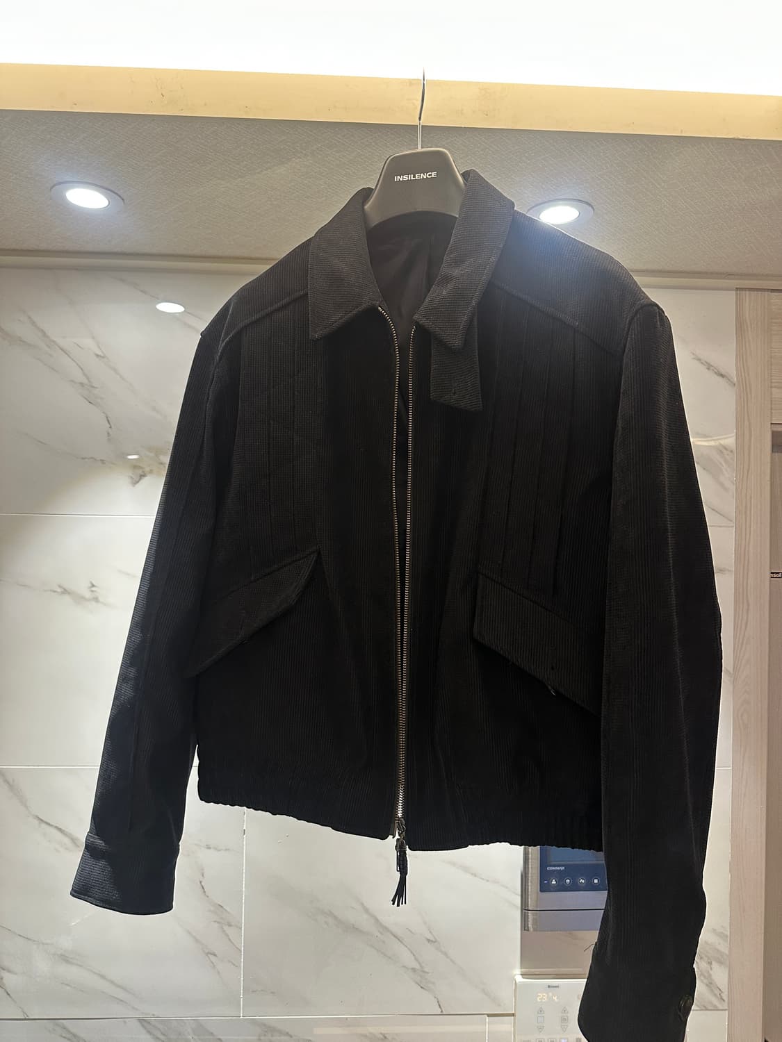 거의 새상품) 엘무드 크로아상 블루종 점퍼 카멜 상품이미지2