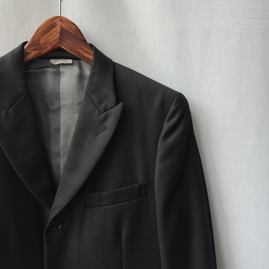 꼼데가르송 옴므 플러스 아카이브 08AW Lies 패치 롱 자켓 SS 상품이미지3