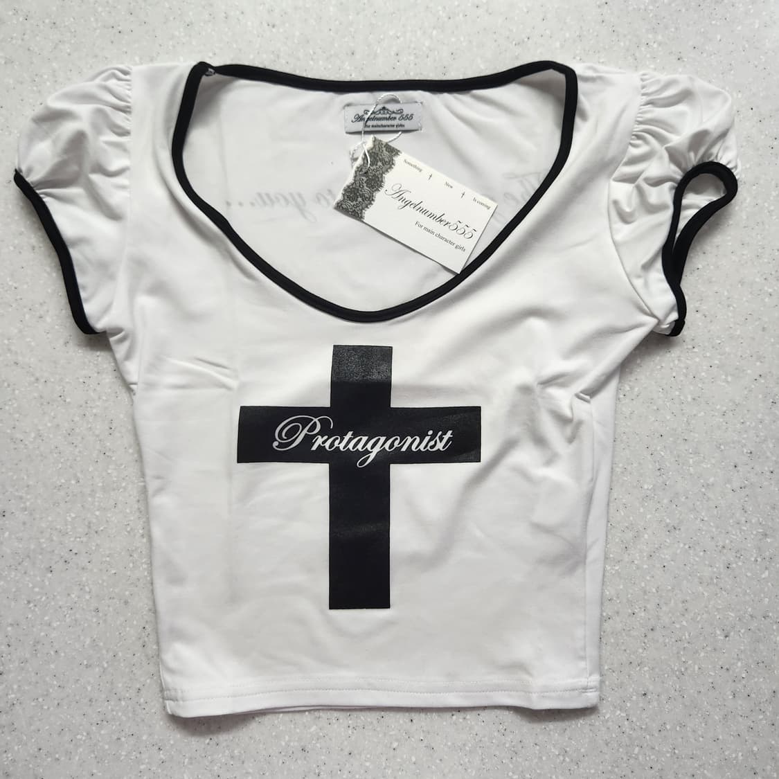 엔젤넘버555 Protagonist crop top 상품이미지3