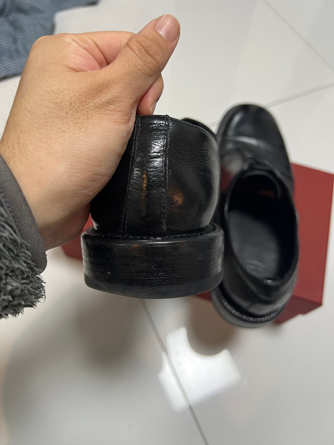 택포27) 그라더스 grds 블루처08 더비슈즈 블랙 265 상품이미지4