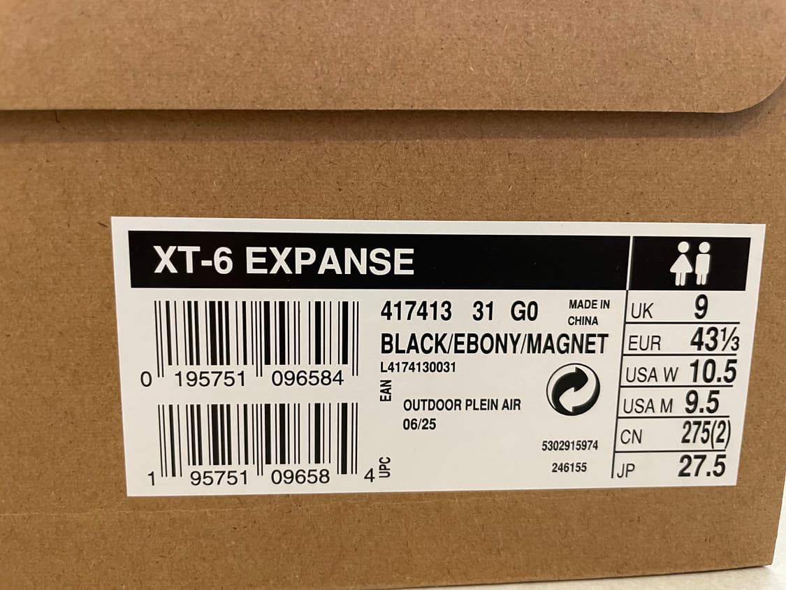 살로몬 XT-6 익스팬스 블랙 에보니 상품이미지4