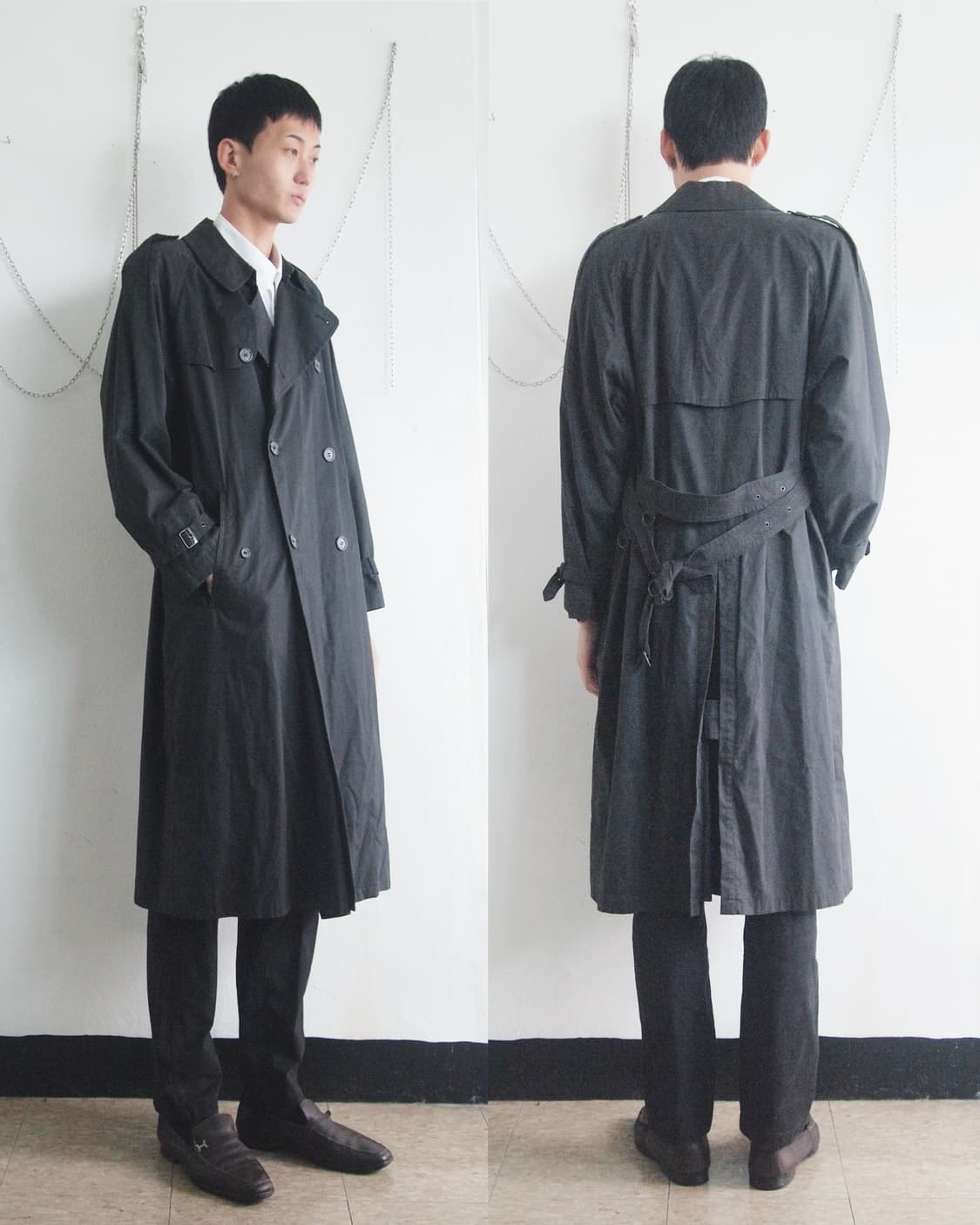 by 마틴 마르지엘라 엑스트라 롱 트렌치 코트 상품이미지1