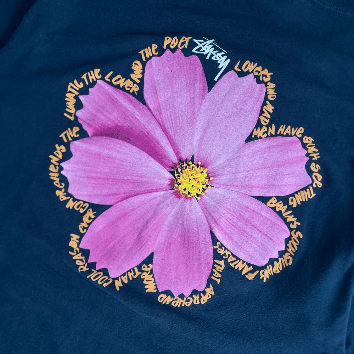 Stussy 스투시 코스모스 스펠플라워 반팔티 상품이미지5