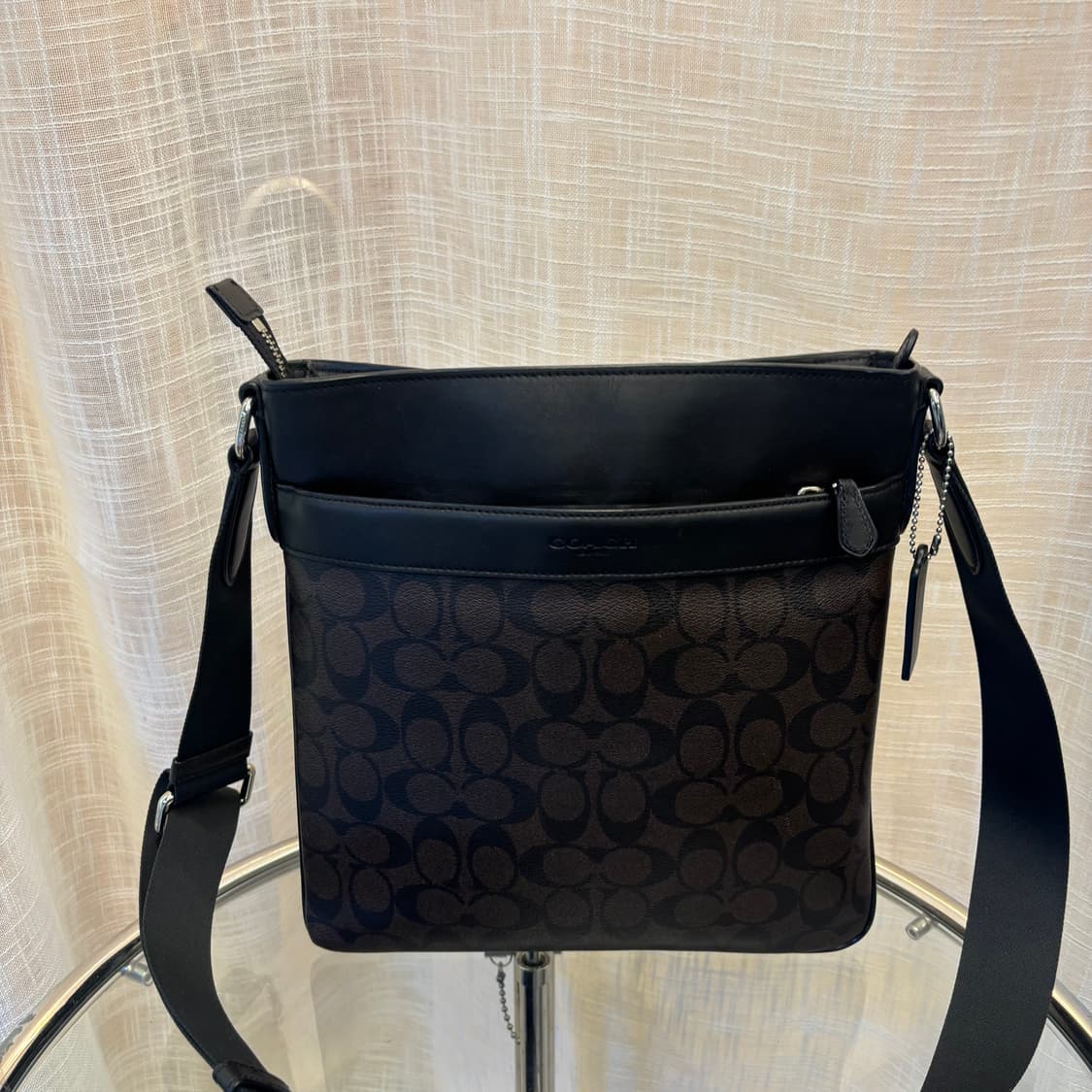 정품 코치 시그니처 남성 크로스백     상품이미지2