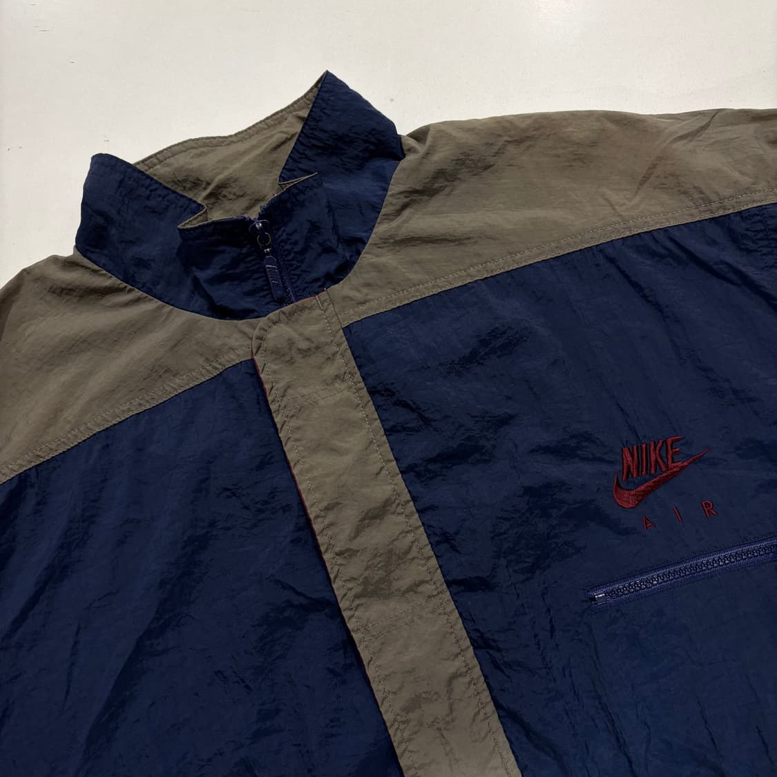 [L] 90s 나이키 CHAMPS 바람막이 올드스쿨 빈티지 네이비 E62 상품이미지3