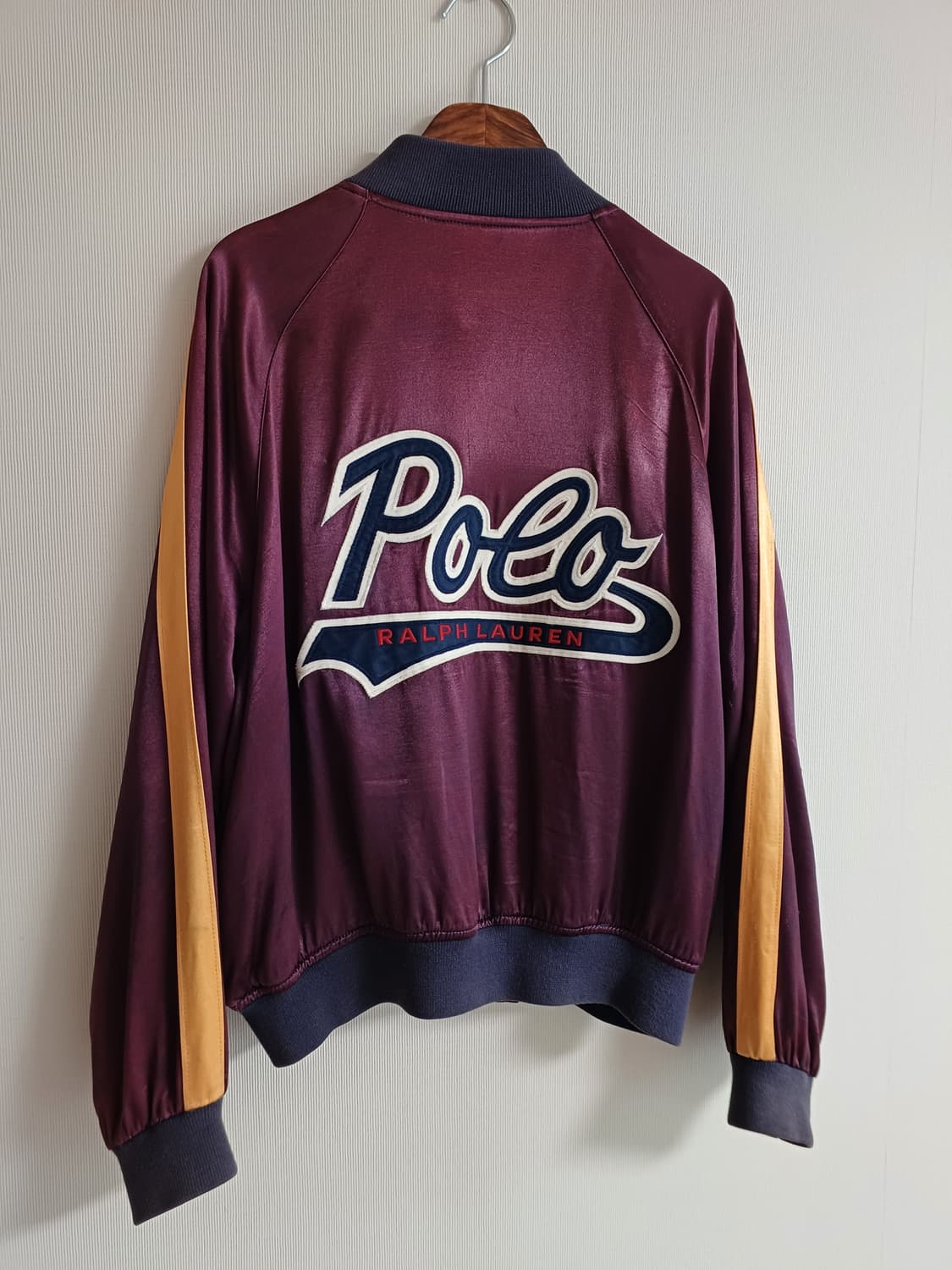 90년대 폴로스포츠 새틴 스카잔 자켓 90s 랄프로렌 스타디움 상품이미지2