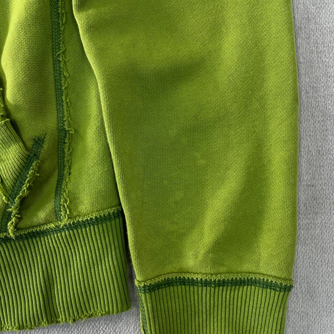 95 아베크롬비 y2k 양호원 그린 데미지 후드집업 상품이미지6