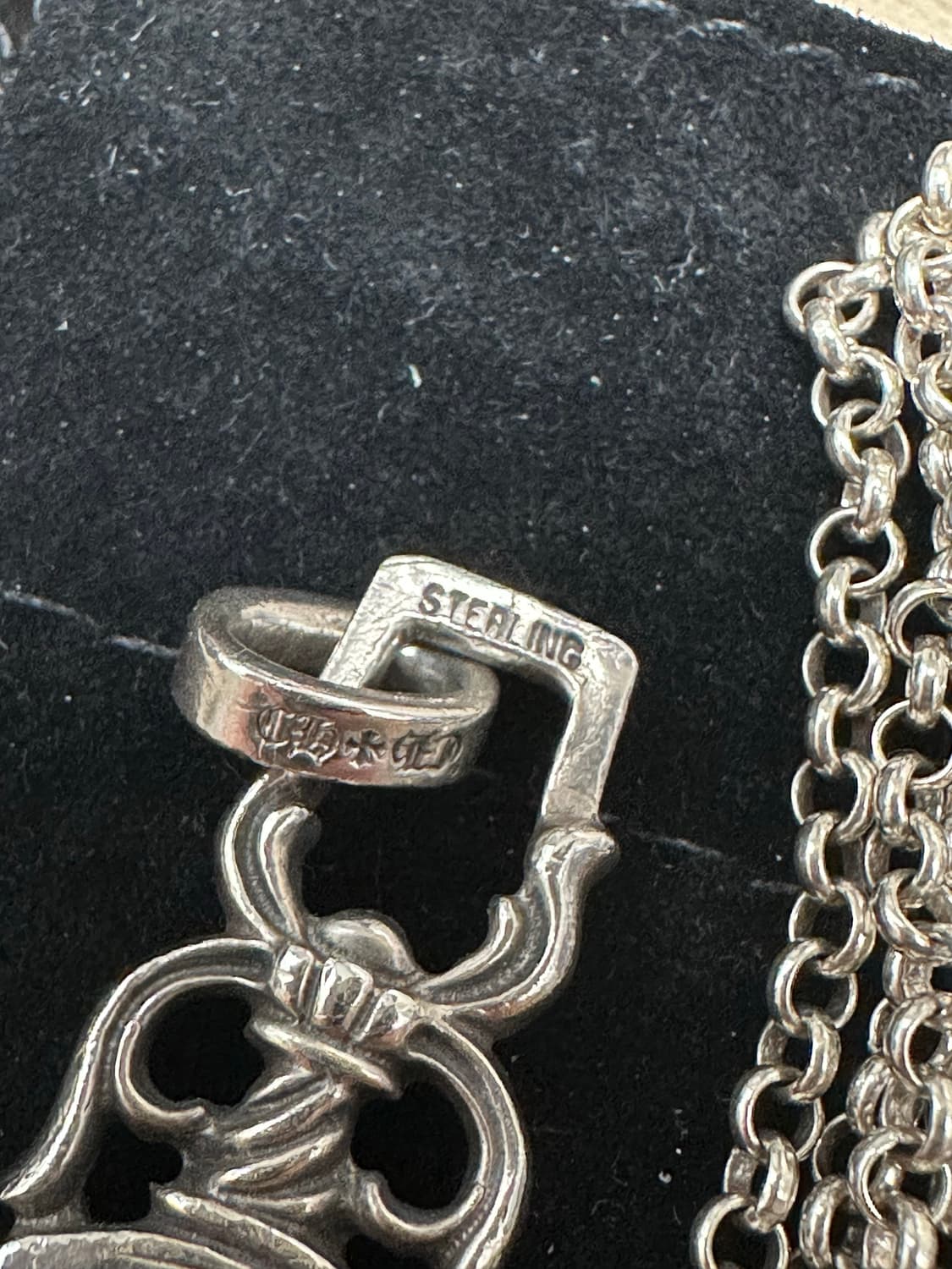 크롬하츠 10대거 페이퍼체인링 펜던트 상품이미지3