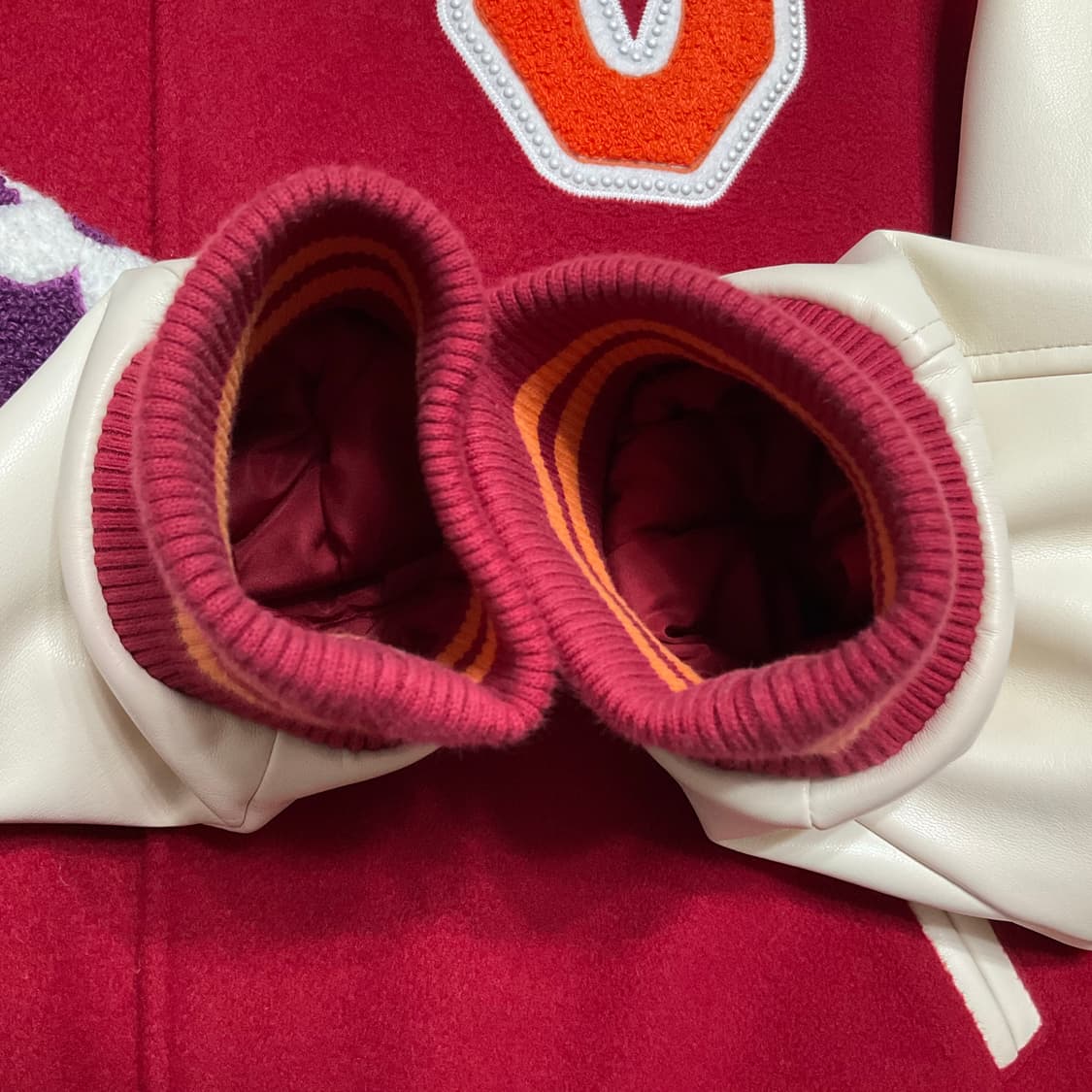 반디 더 핑크 바시티 자켓 XL 상품이미지9