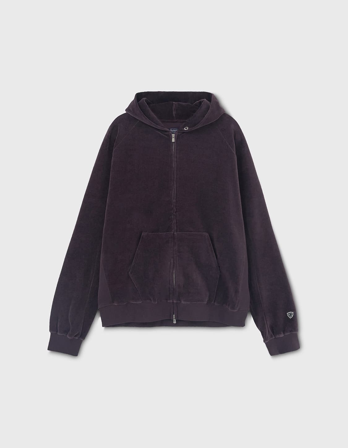 [L]헤리티지플로스 벨루어 후드집웁 퍼플 상품이미지4