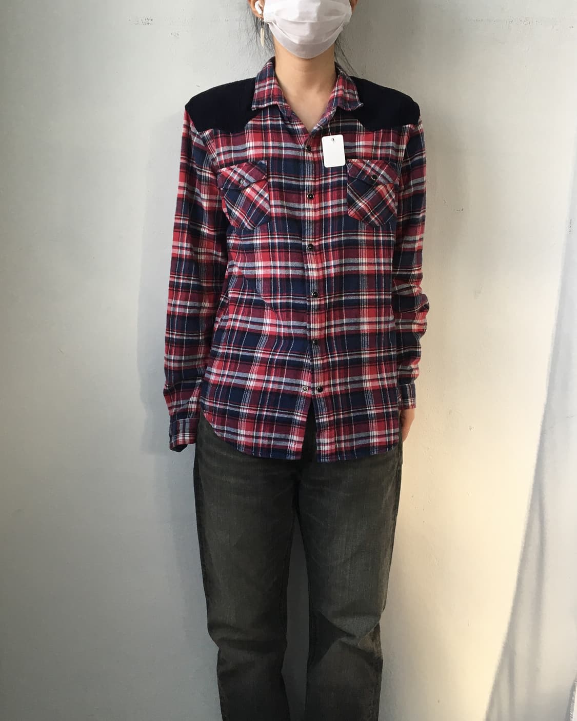 Check pattern shirt 상품이미지1