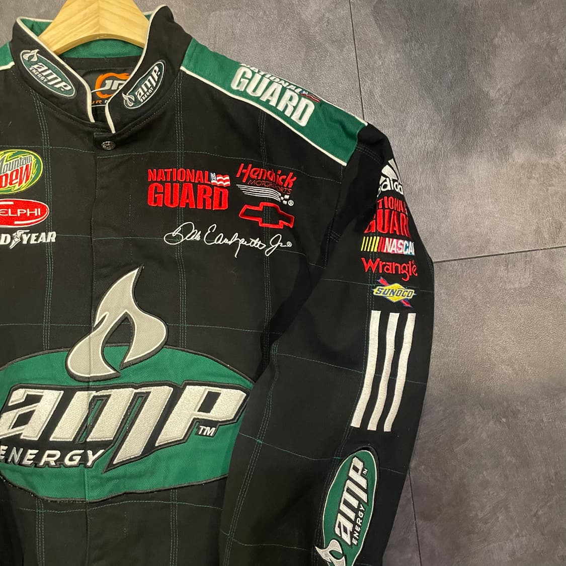 [IM] AMP 네이비 코튼 레이싱 자켓 [DEADSTOCK 데드스탁] 상품이미지3