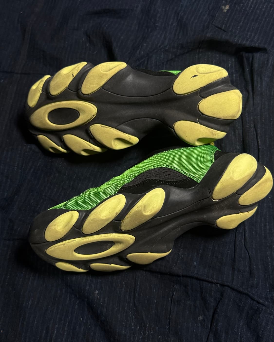 오클리 x 브레인 데드 플래쉬 샌들 [그린/레몬] US9 상품이미지7