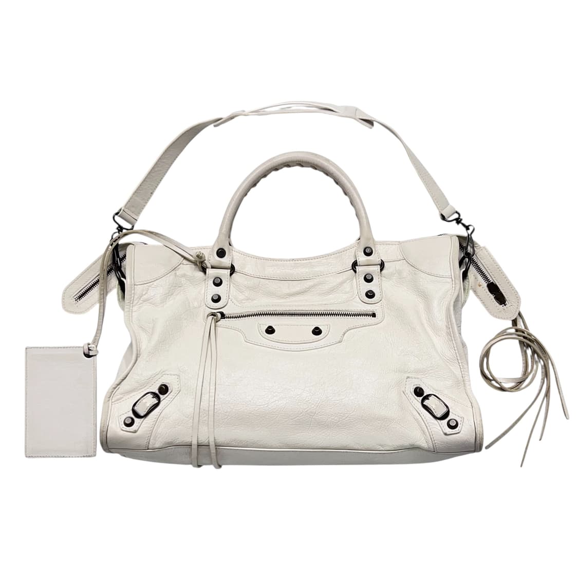 발렌시아가 모터백 시티백 화이트. 르시티 빈티지 상품이미지1